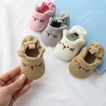 Knitted Baby Cat Shoe